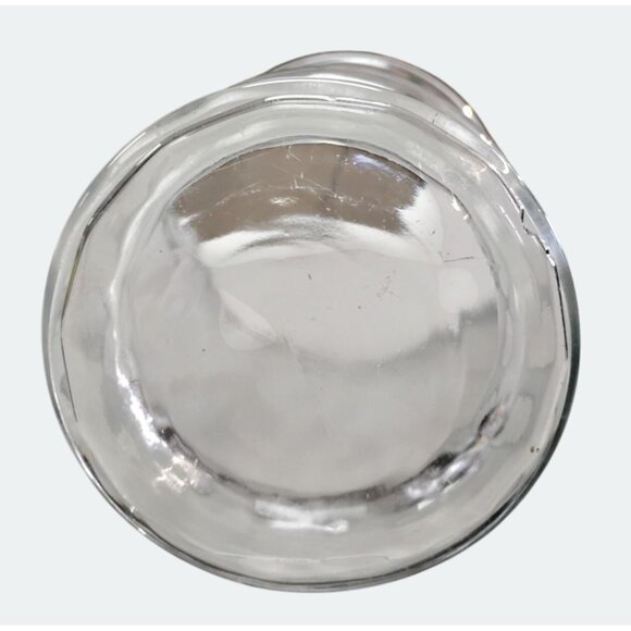 Clear Glass Hurricane Vase With Scalloped Design For Home Decor Or Floral Arrang - Picture 3 of 3